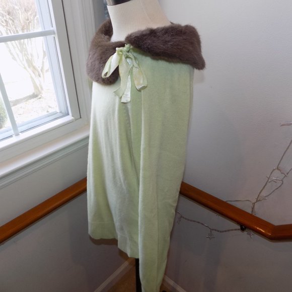 Evan Picone Mint Green Sweater - Picture 2 of 5